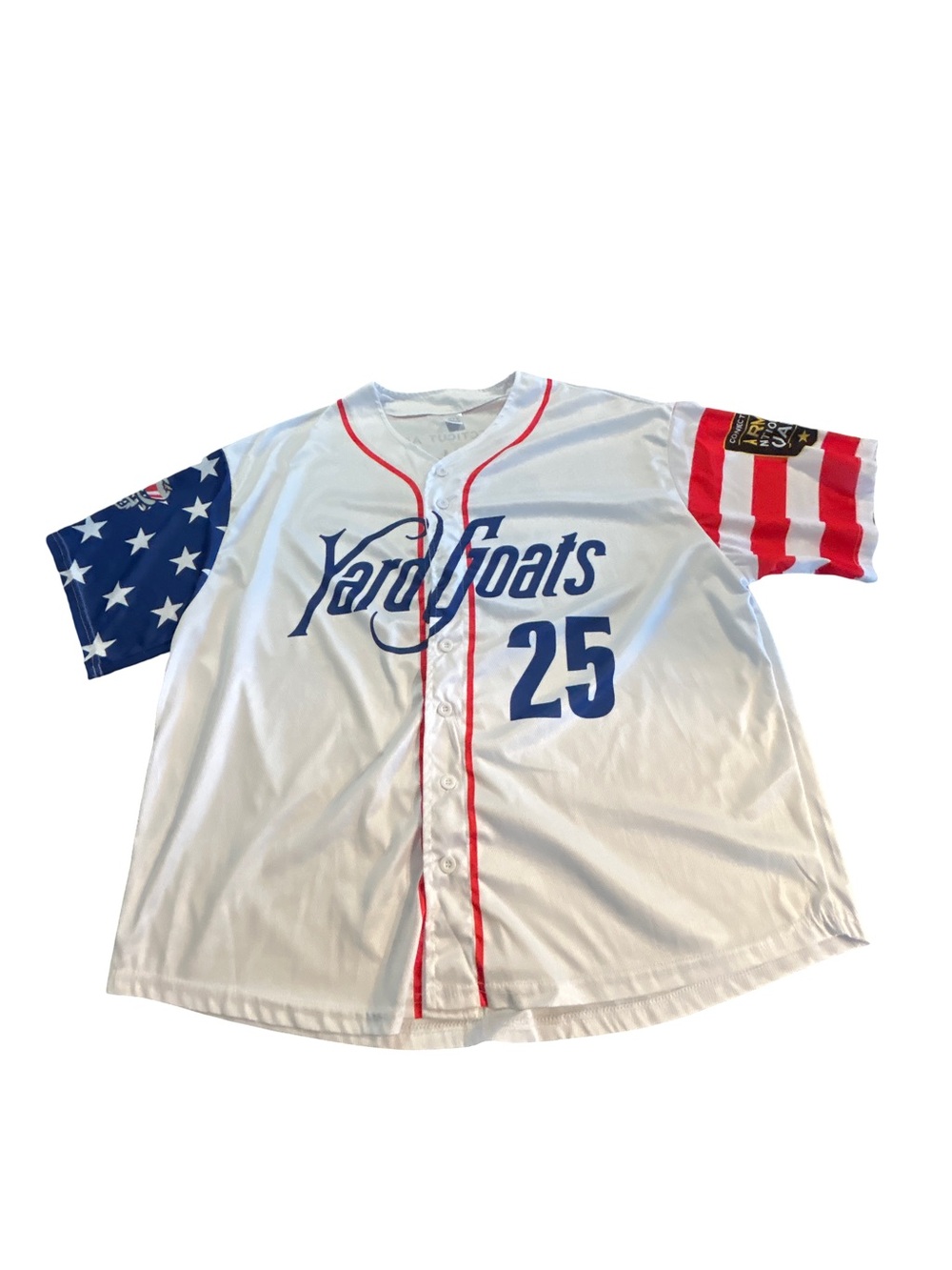Hartford Yard Goats Military Appreciation Jersey #25 Connecticut National Guard